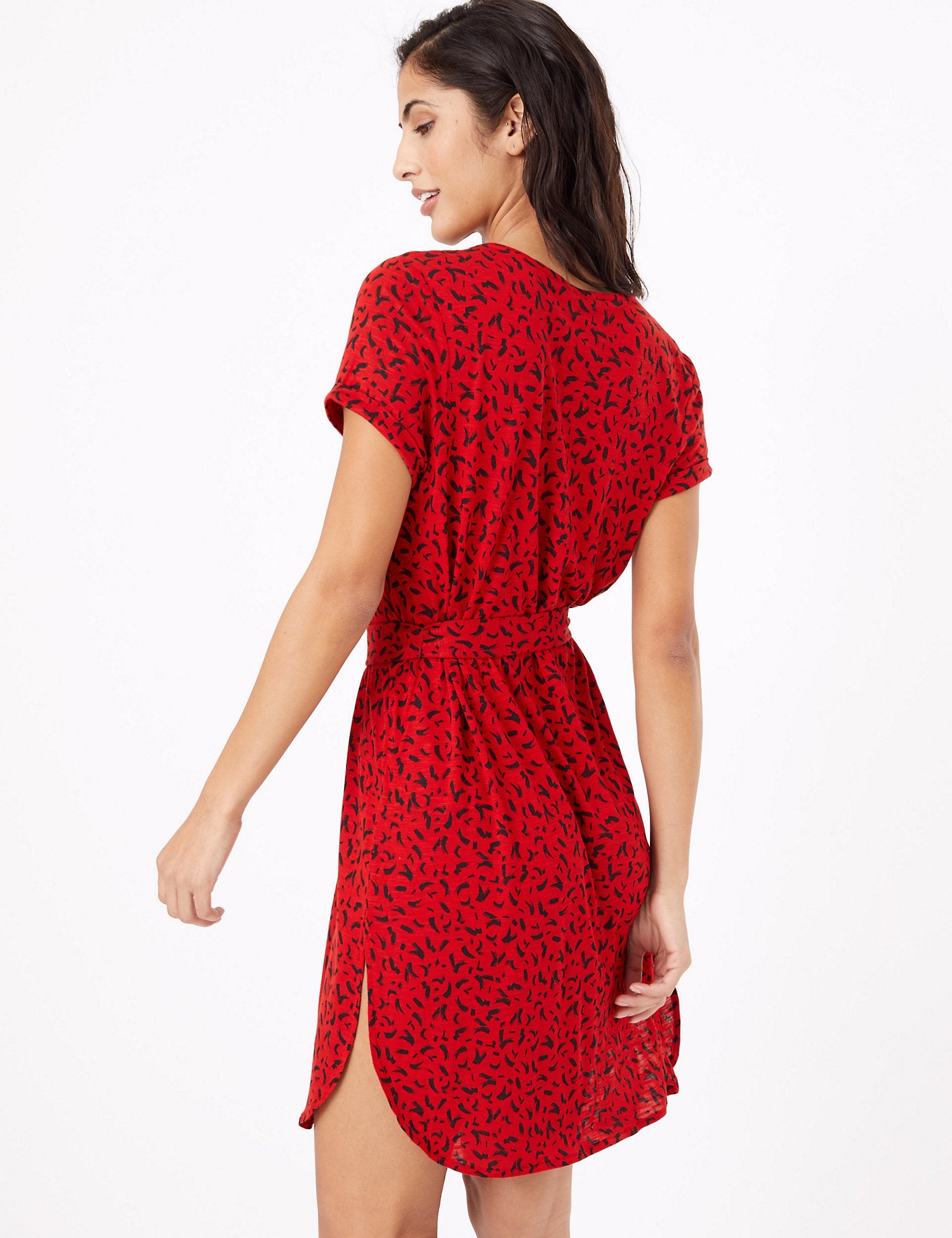 Confetti Belted Beach Dress