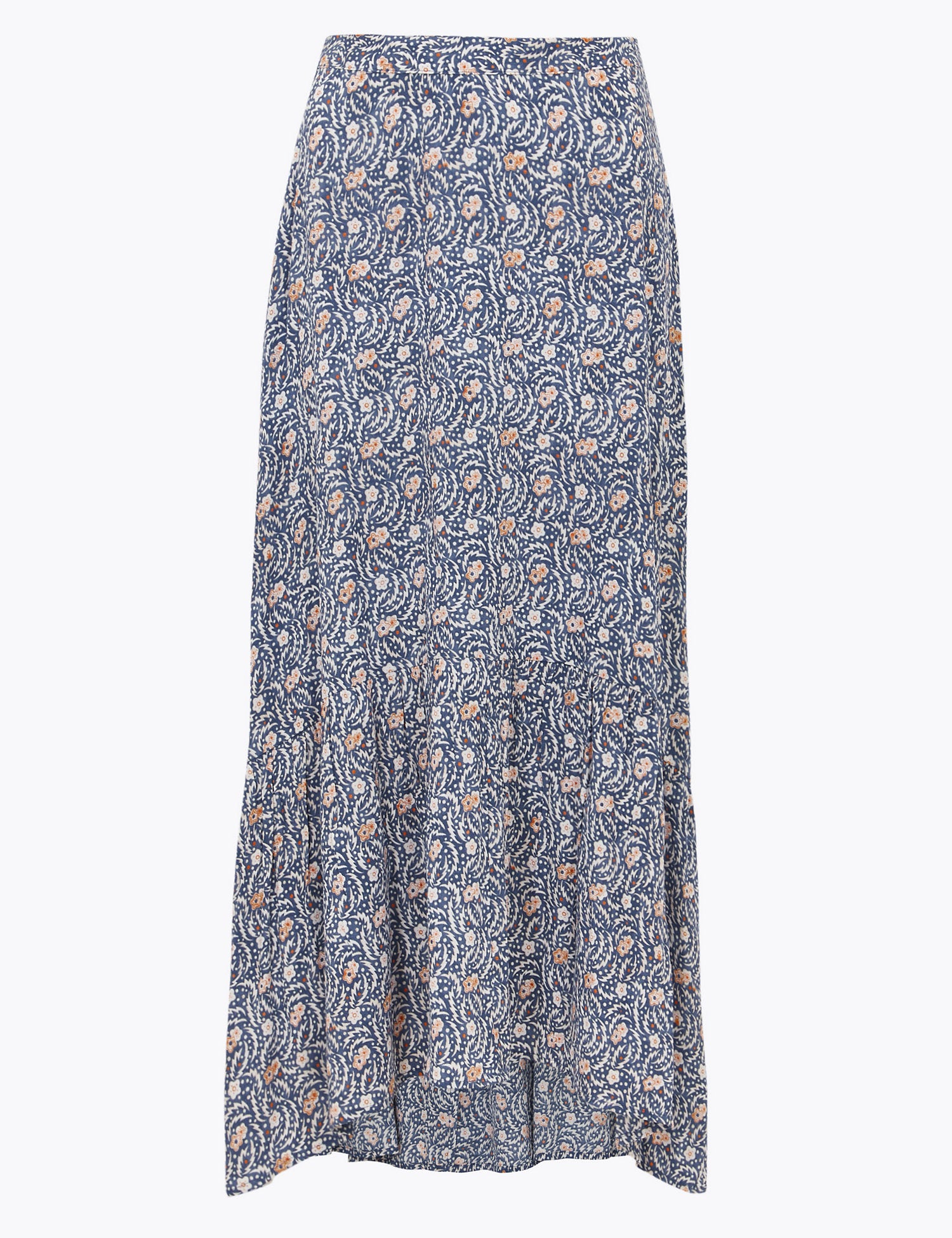 Floral Midi Skater Skirt