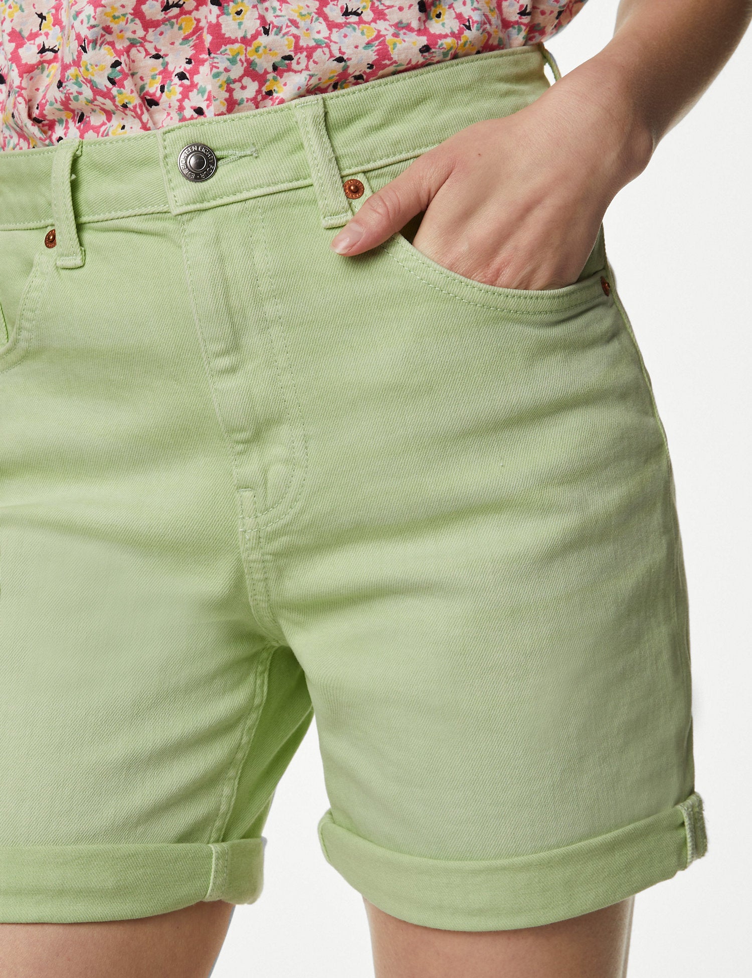 Denim Boyfriend Shorts