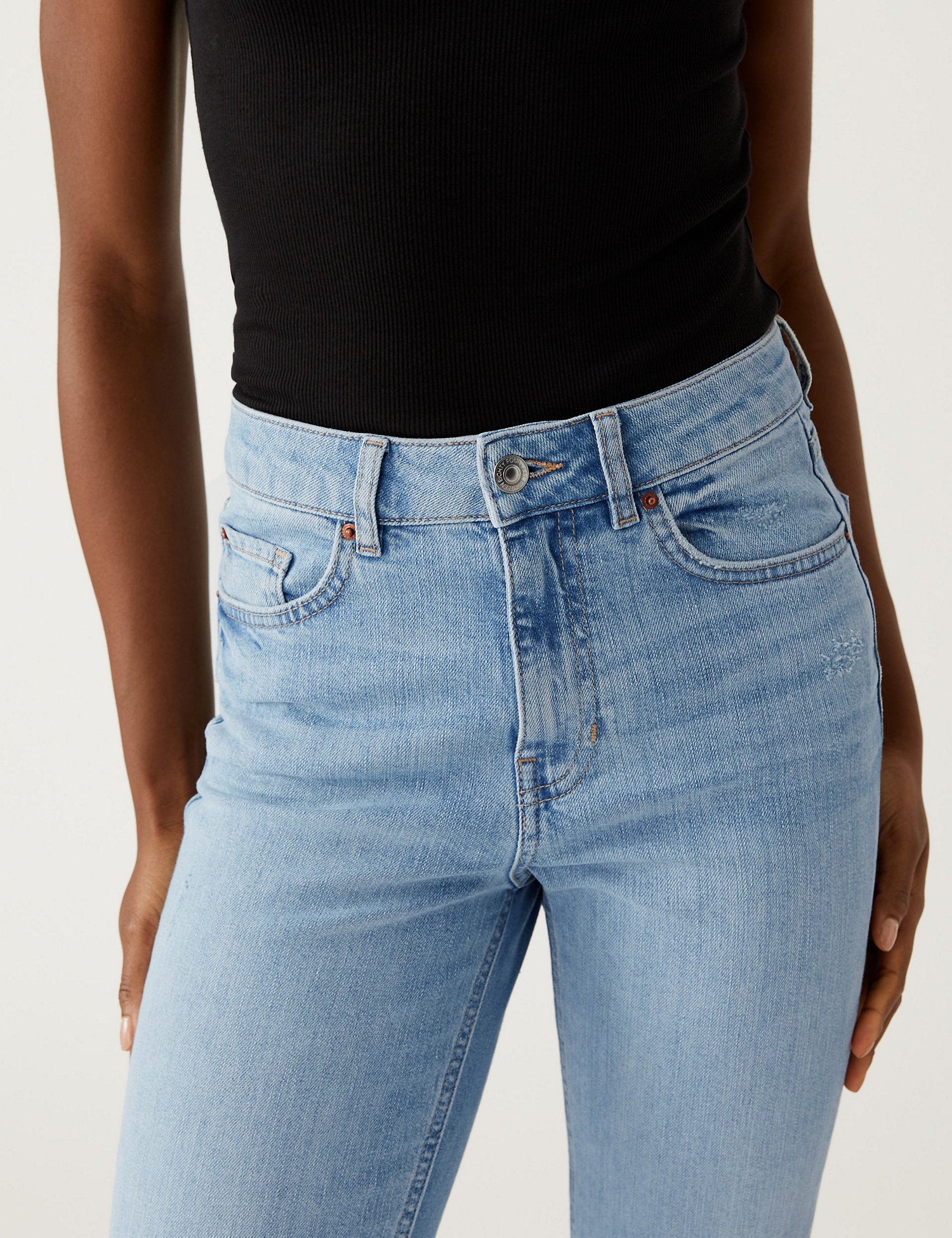 Slim Fit Ankle Grazer Jeans