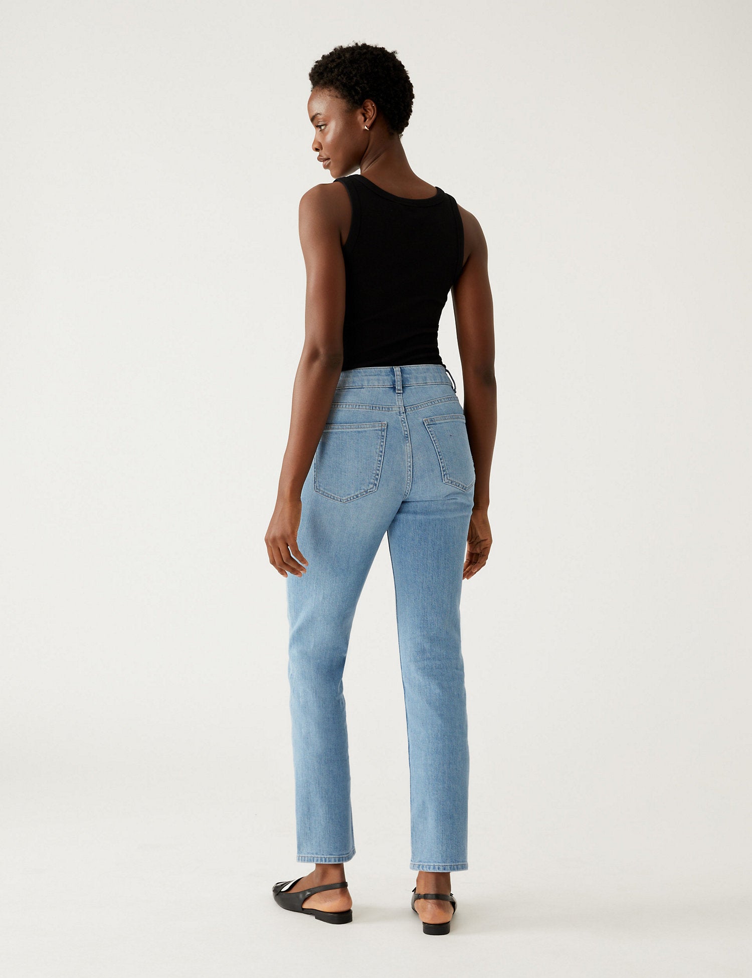 Slim Fit Ankle Grazer Jeans