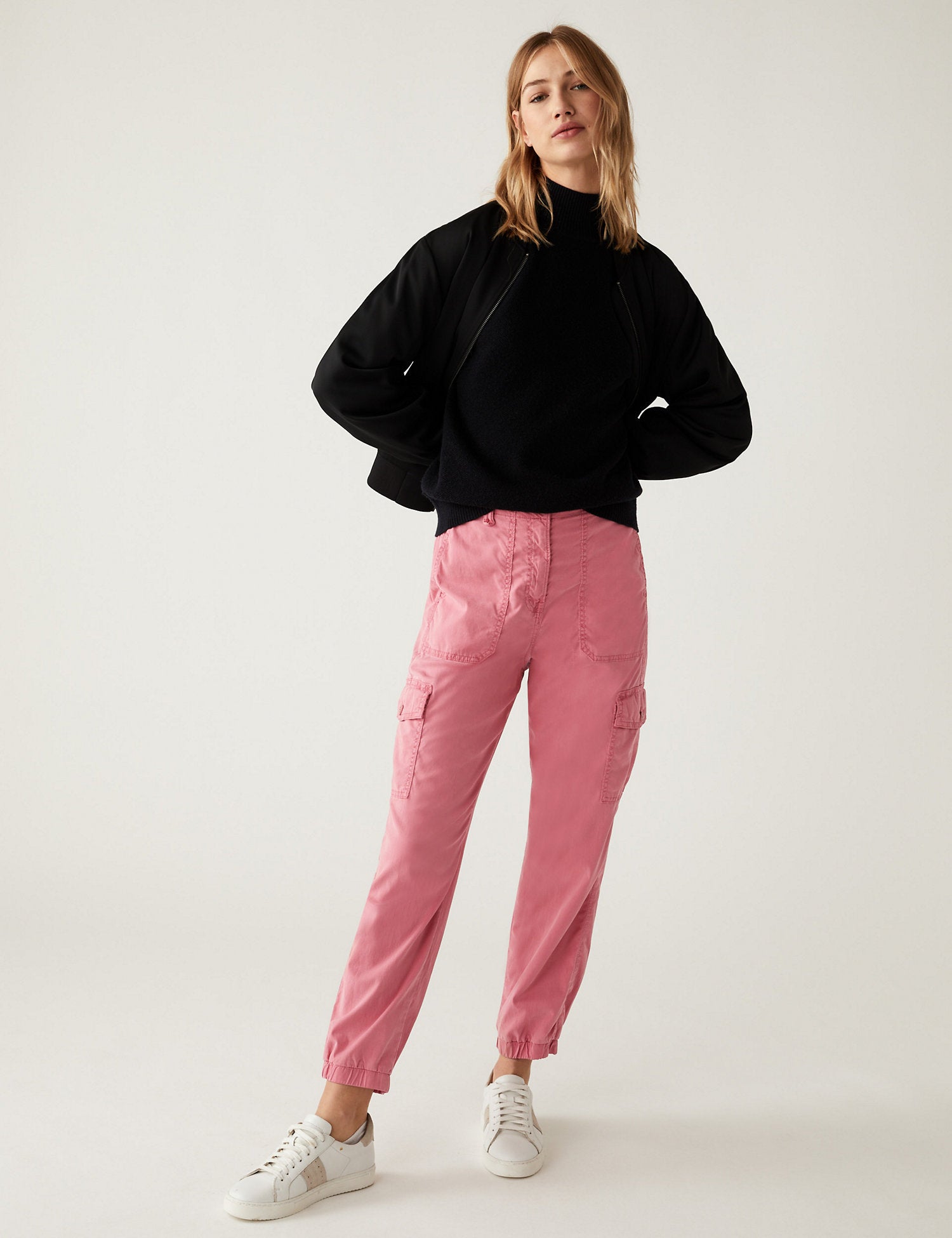 Tencel™ Rich Cargo Tea Dyed Trousers