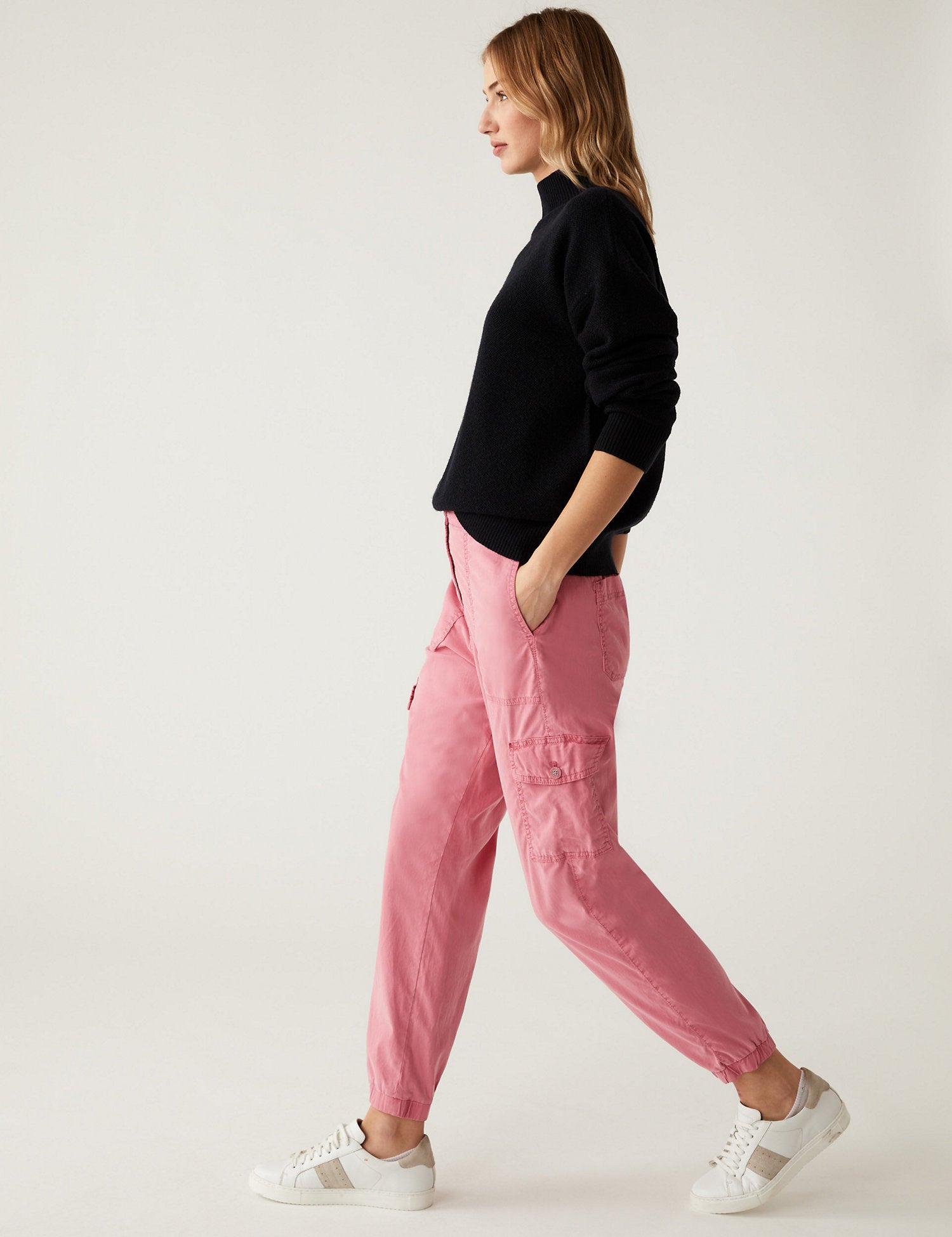 Tencel™ Rich Cargo Tea Dyed Trousers