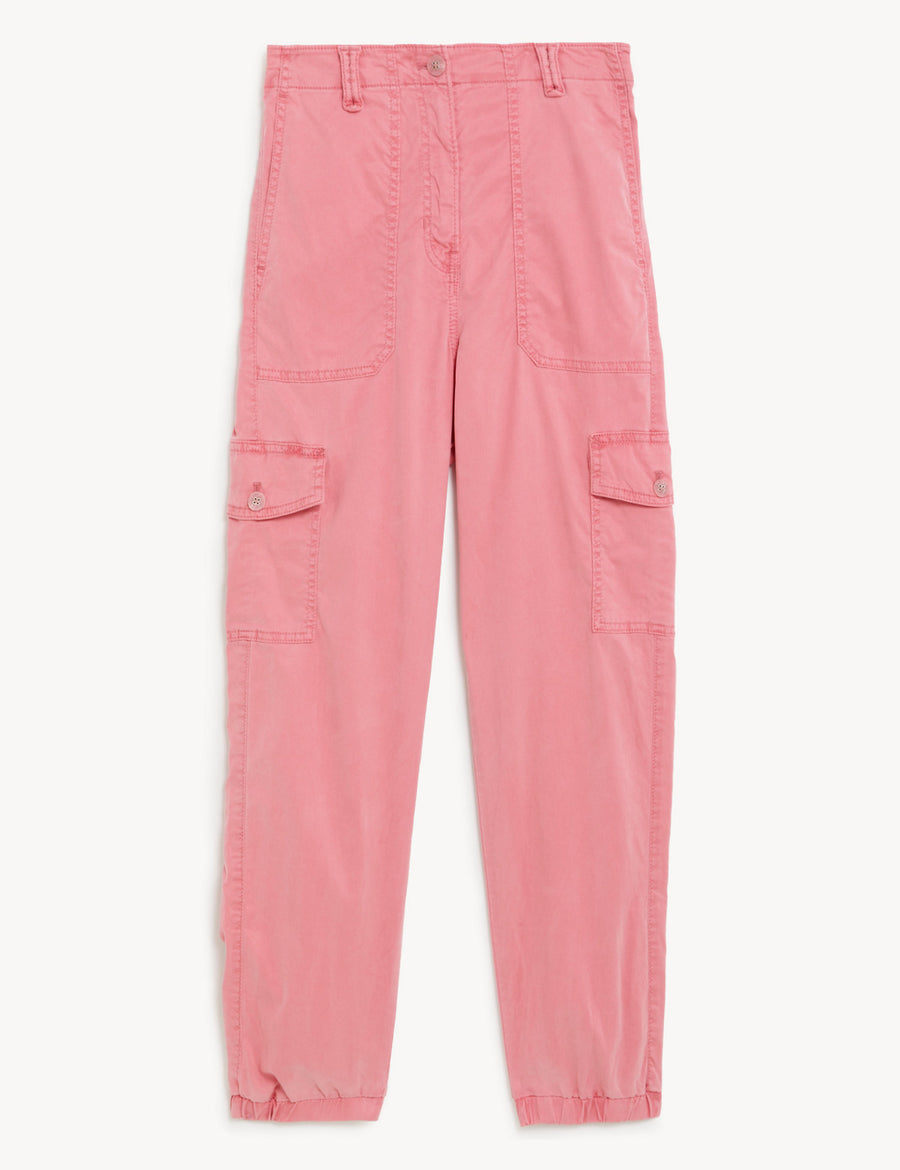 Tencel™ Rich Cargo Tea Dyed Trousers