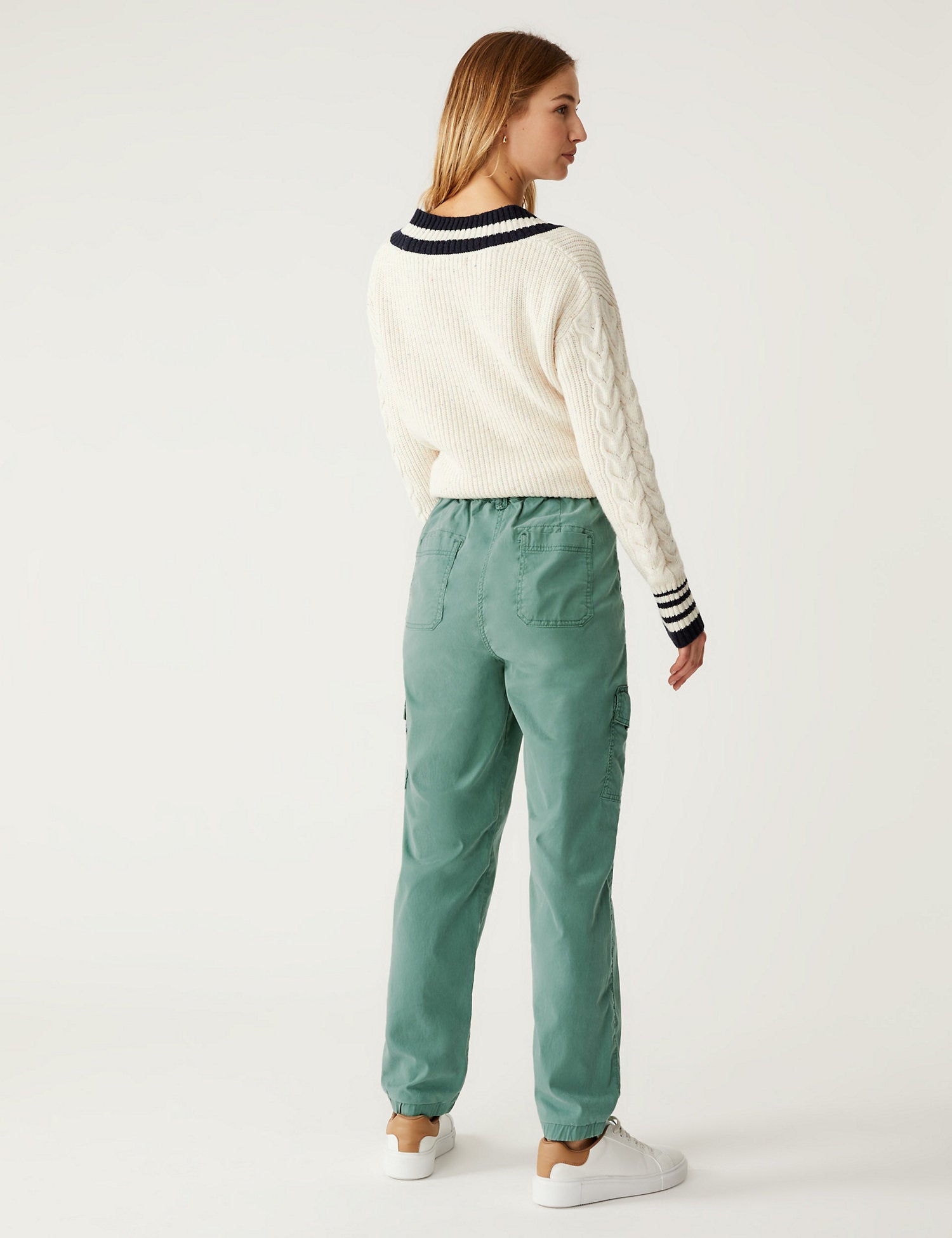 Tencel™ Rich Cargo Tea Dyed Trousers