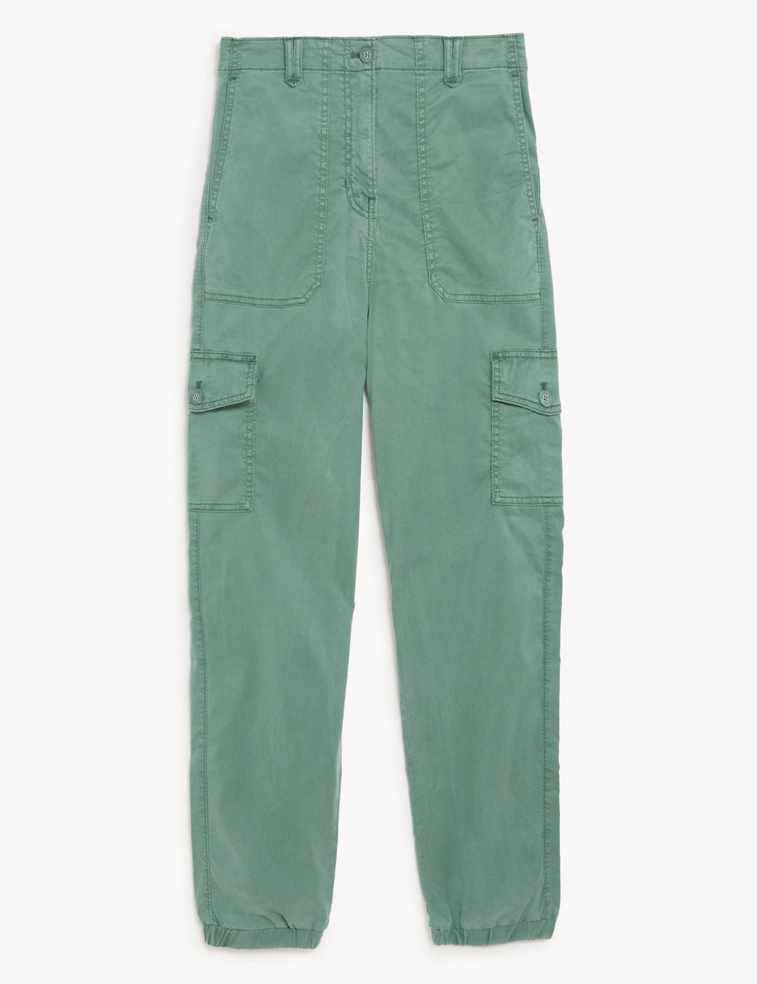 Tencel™ Rich Cargo Tea Dyed Trousers