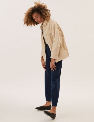 High Waisted Balloon Jeans