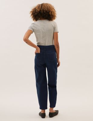 High Waisted Balloon Jeans