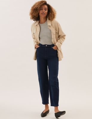 High Waisted Balloon Jeans