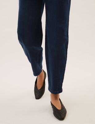 High Waisted Balloon Jeans