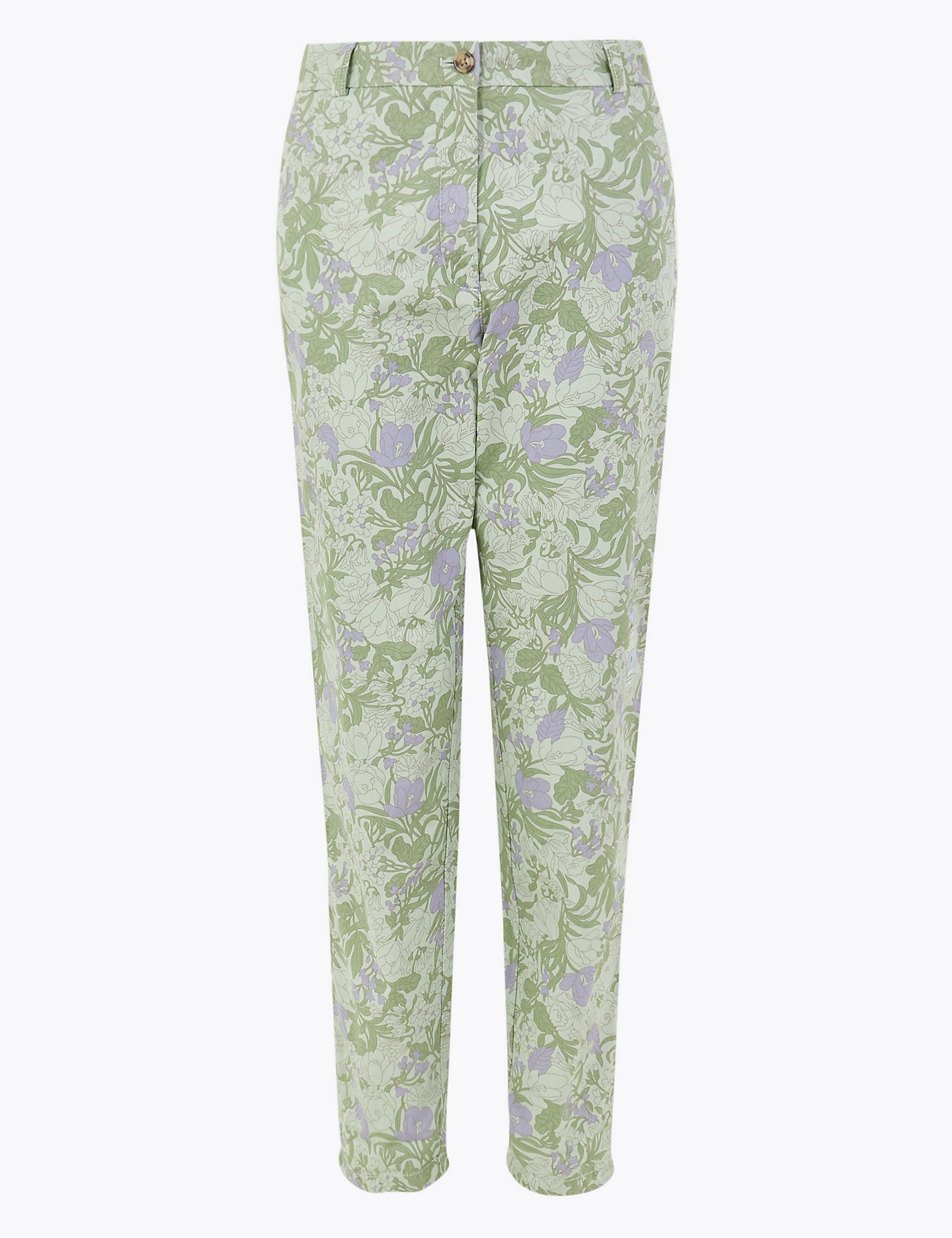 Pure Cotton Ankle Grazer Chinos