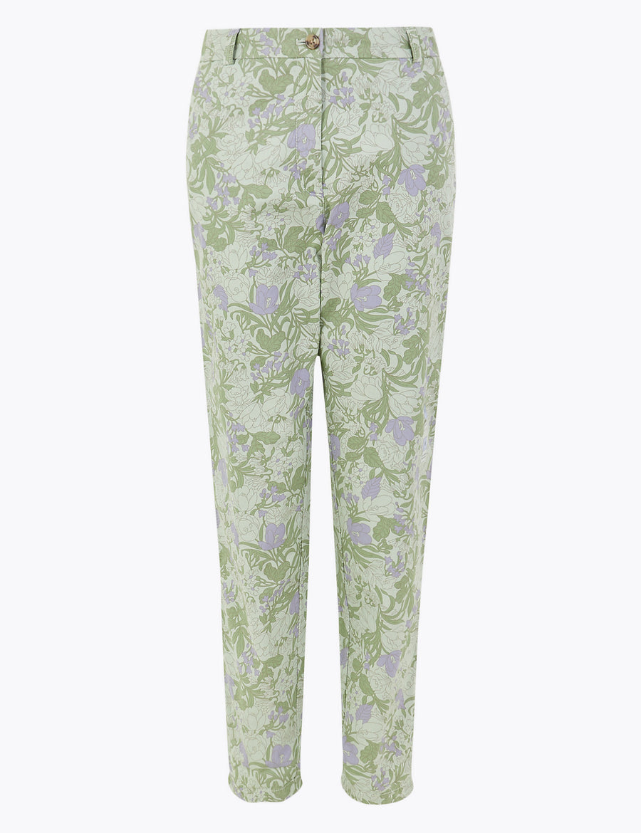 Pure Cotton Ankle Grazer Chinos
