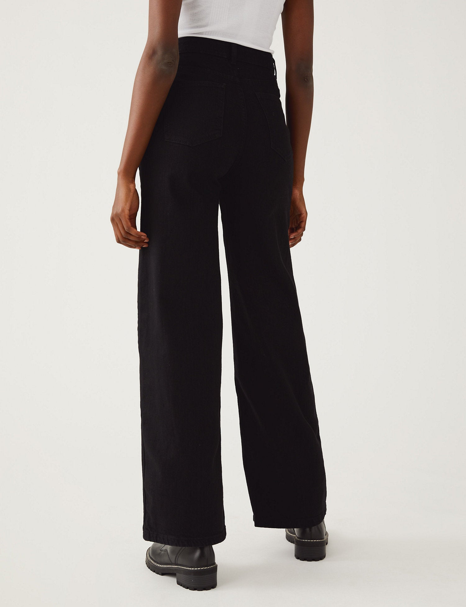 High Waisted Wide Leg Jeans