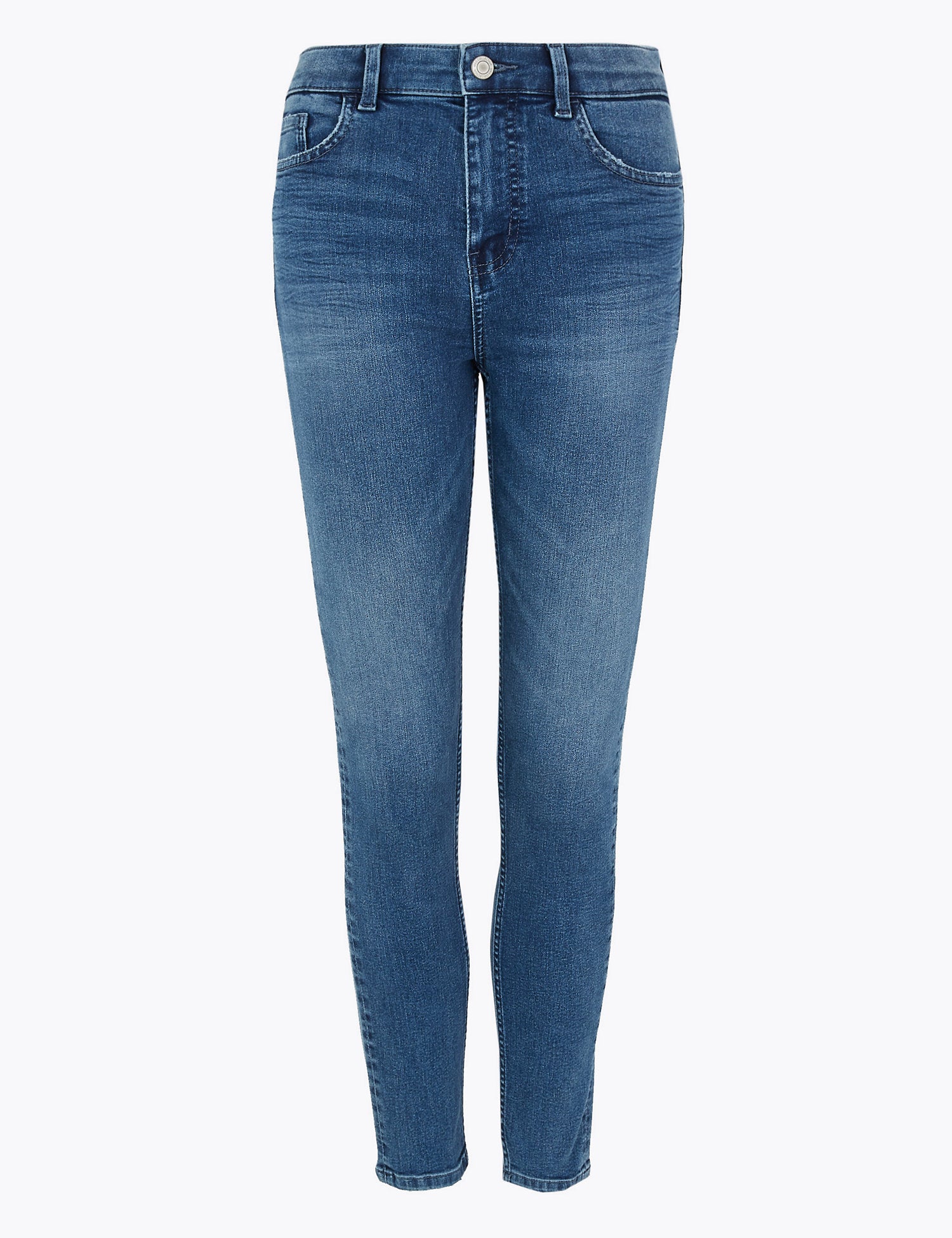 Ivy Button Front Skinny Jeans