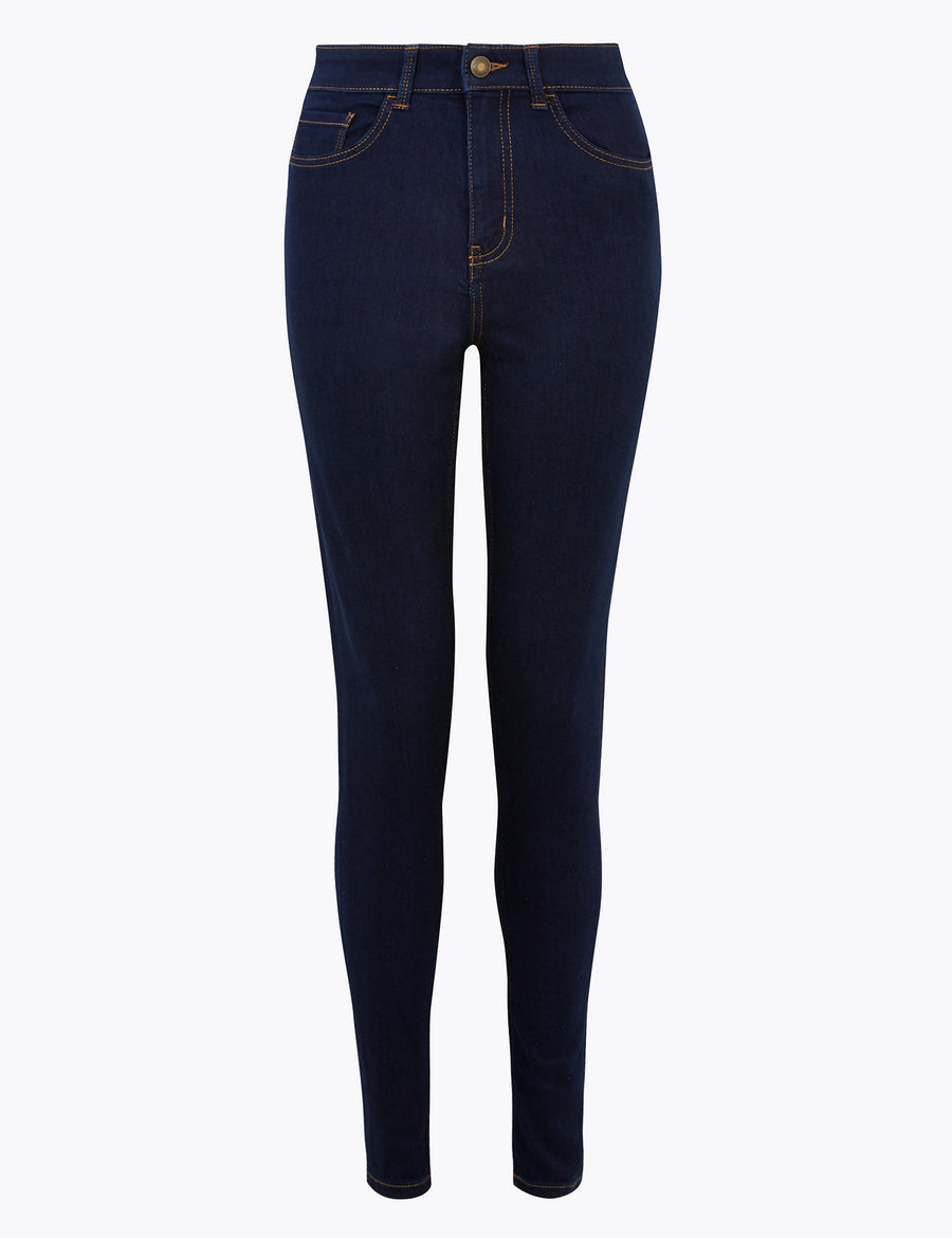 Ivy Button Front Skinny Jeans