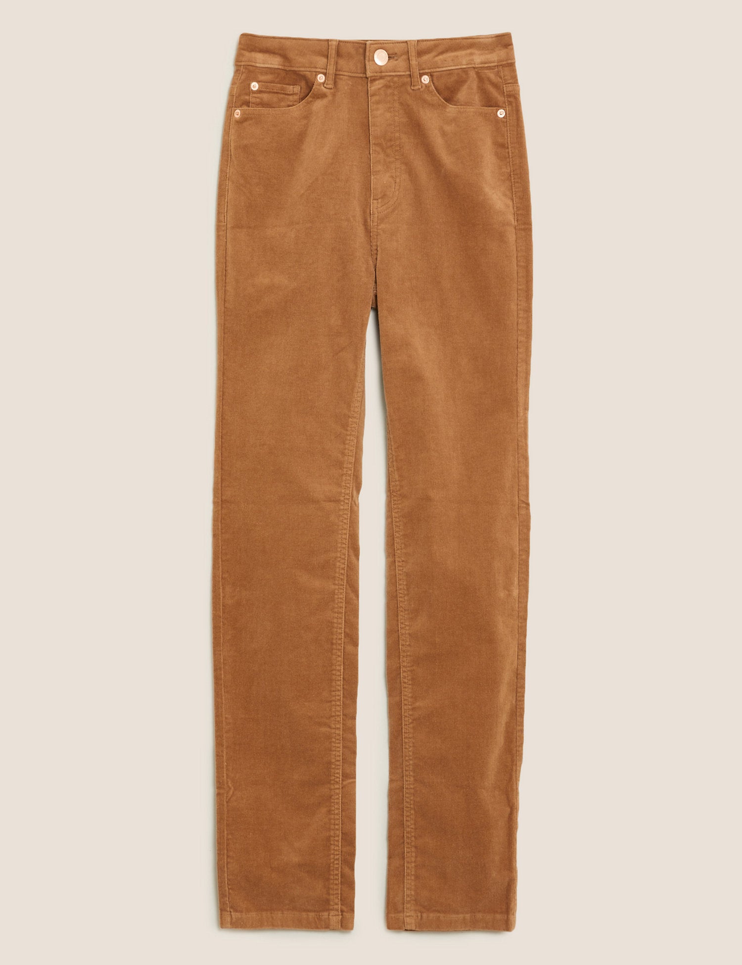 Corduroy Straight Leg Trousers