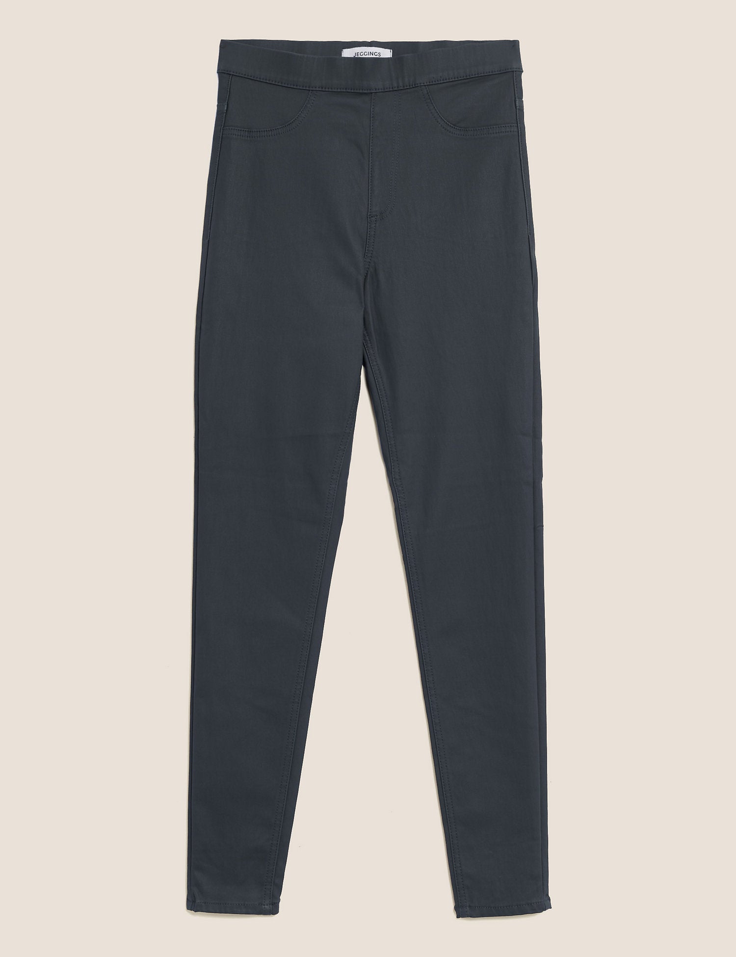Faux Leather High Waisted Jeggings