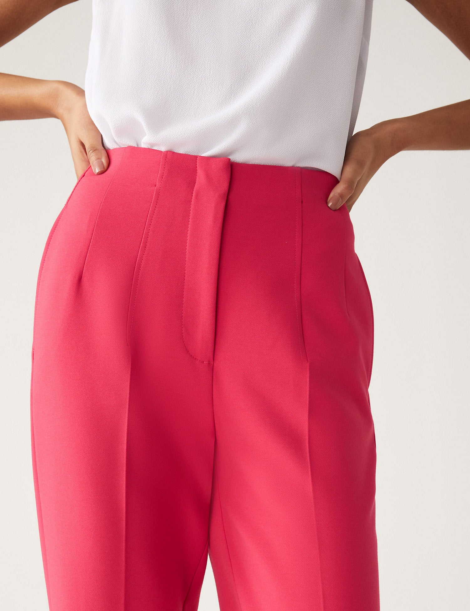 Tapered Ankle Grazer Trousers