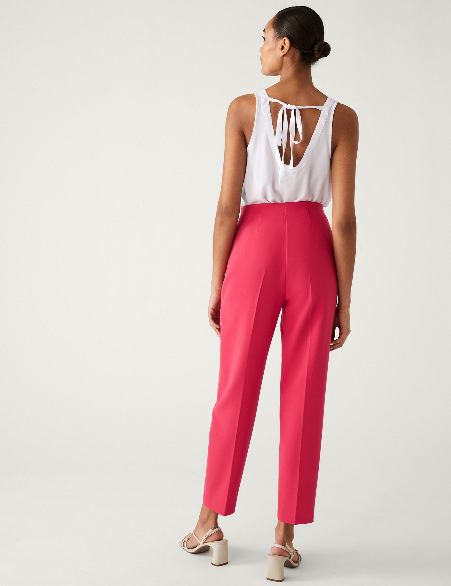 Tapered Ankle Grazer Trousers
