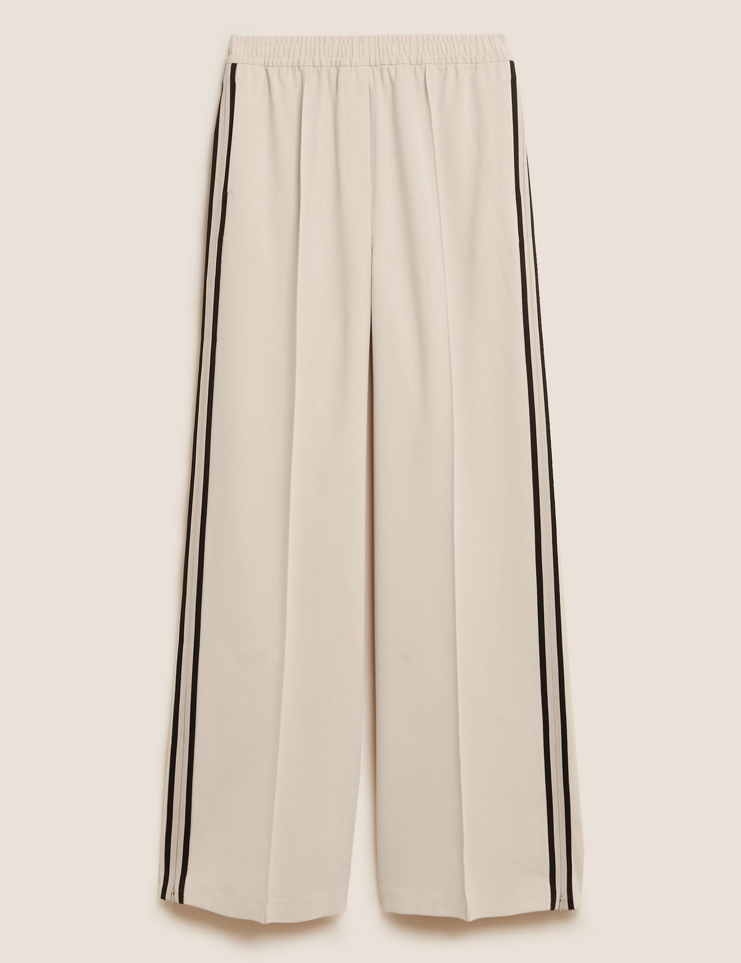 Side Stripe Wide Leg Trousers