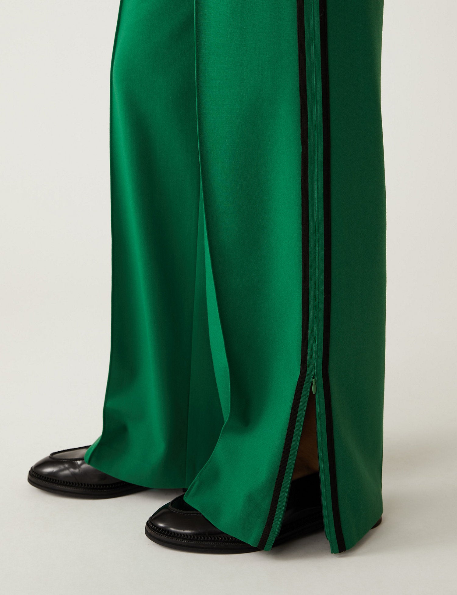 Side Stripe Wide Leg Trousers