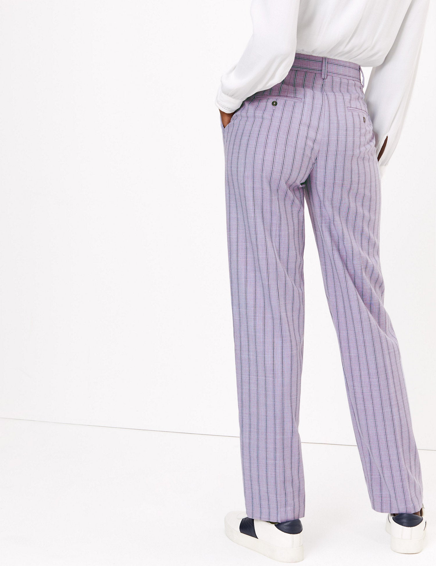 Freya Straight Striped Trousers