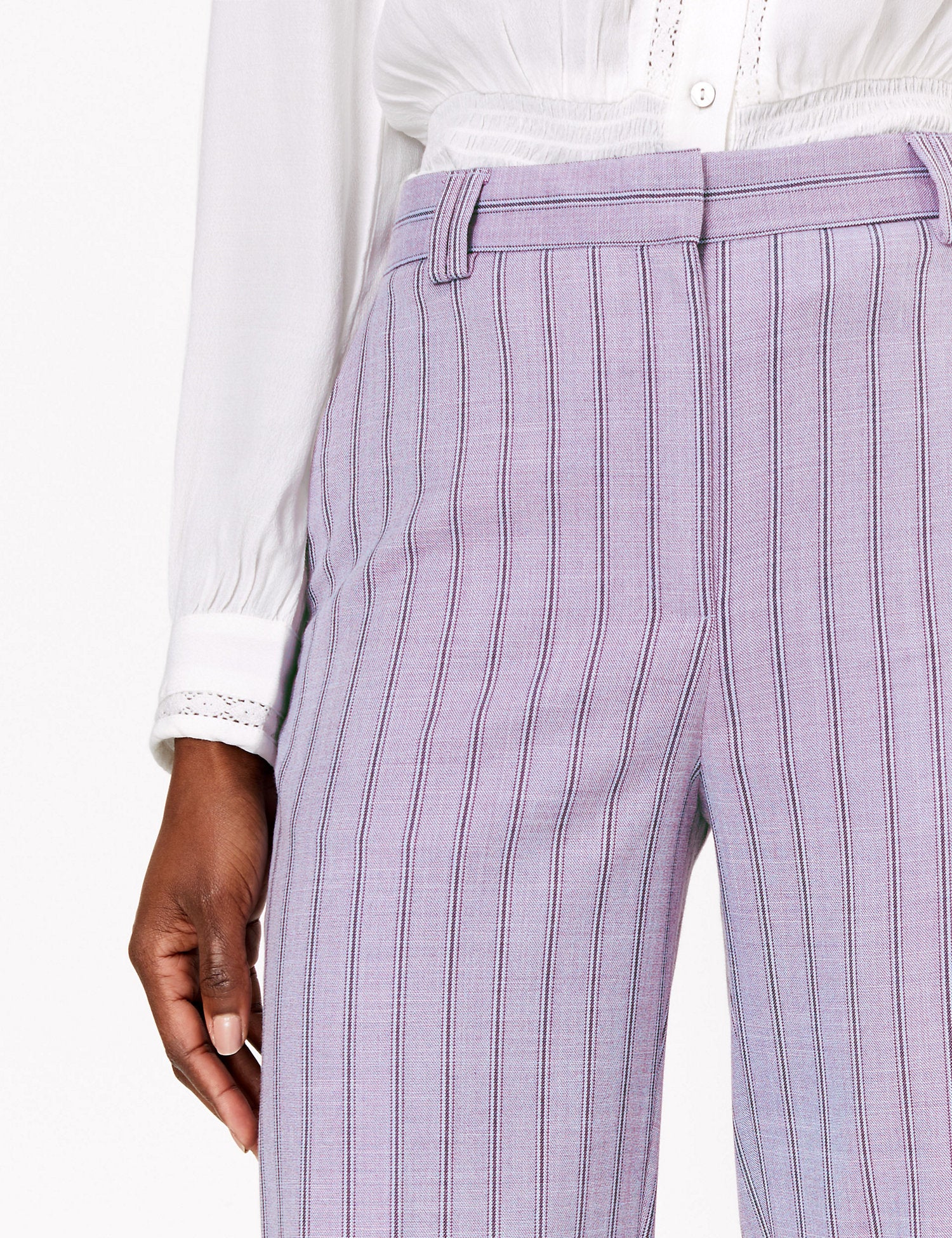 Freya Straight Striped Trousers