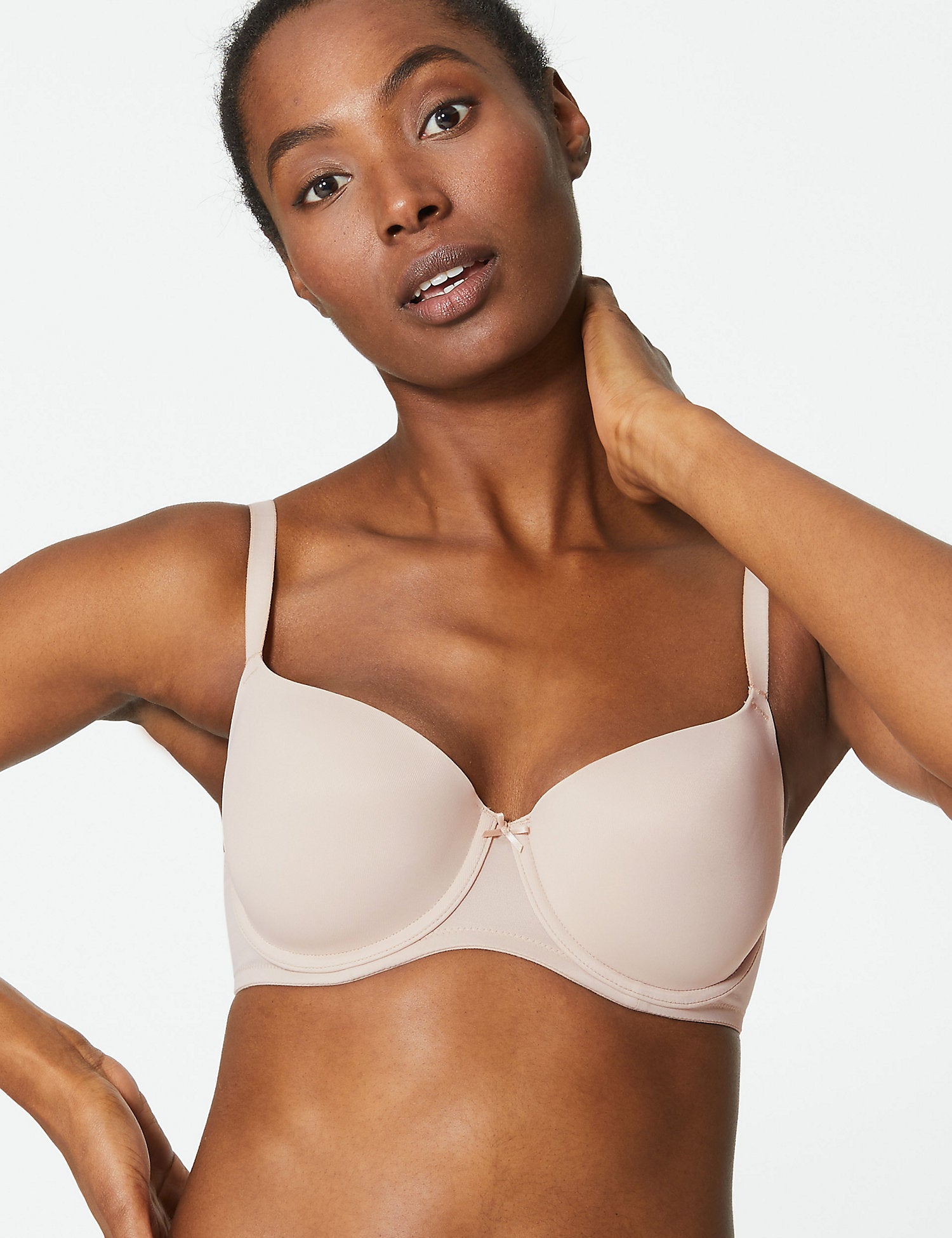 2 Pack Underwired T-Shirt Balcony Bras A-DD