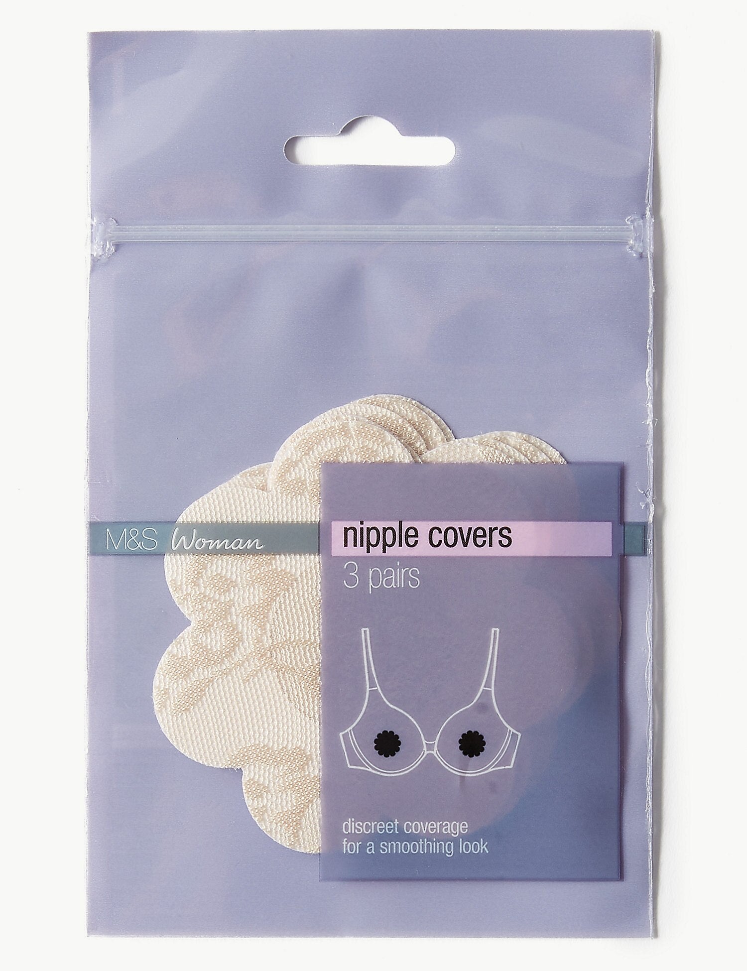 3 Pack Floral Nipple Covers