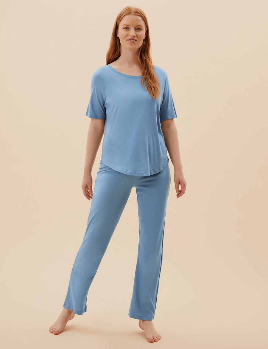 2 Pack Cotton Modal Pyjama Bottoms
