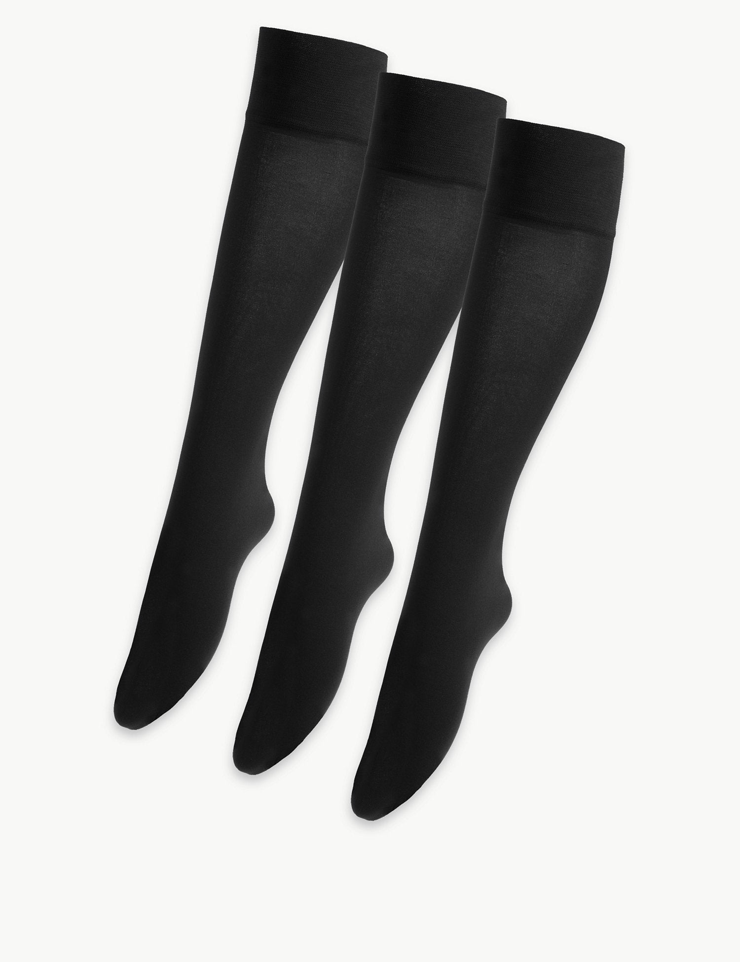 3 Pack Opaque Knee Highs