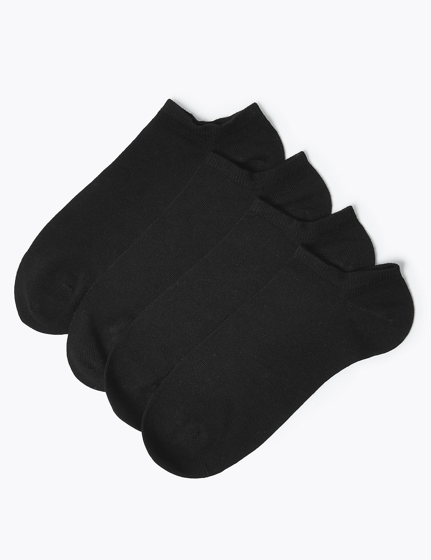 5 Pair Pack Supersoft Trainer Liner Socks