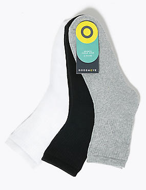 3 Pack Ankle High Socks