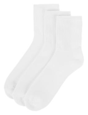 3 Pack Ankle High Socks