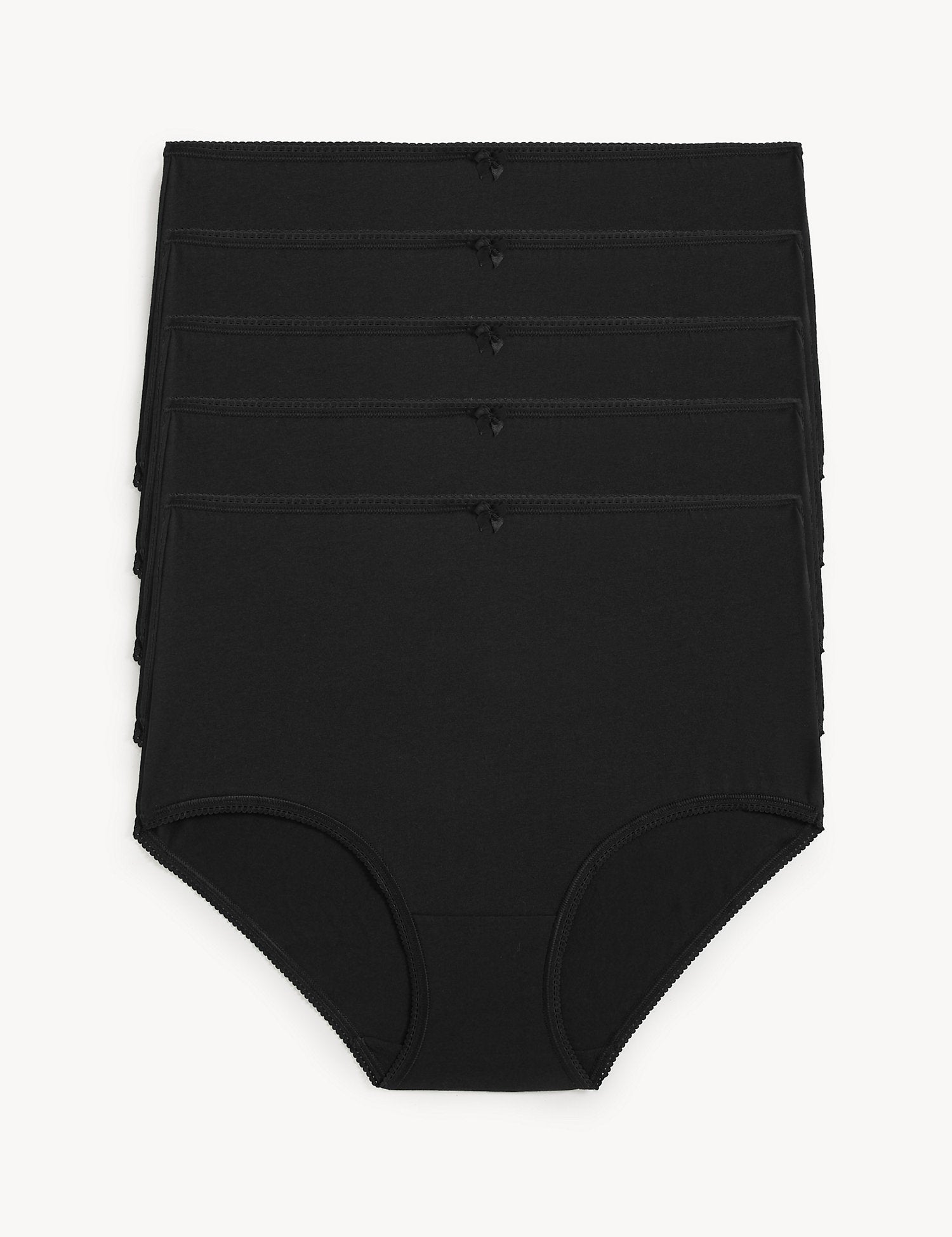 5pk Cotton Lycra Full Briefs