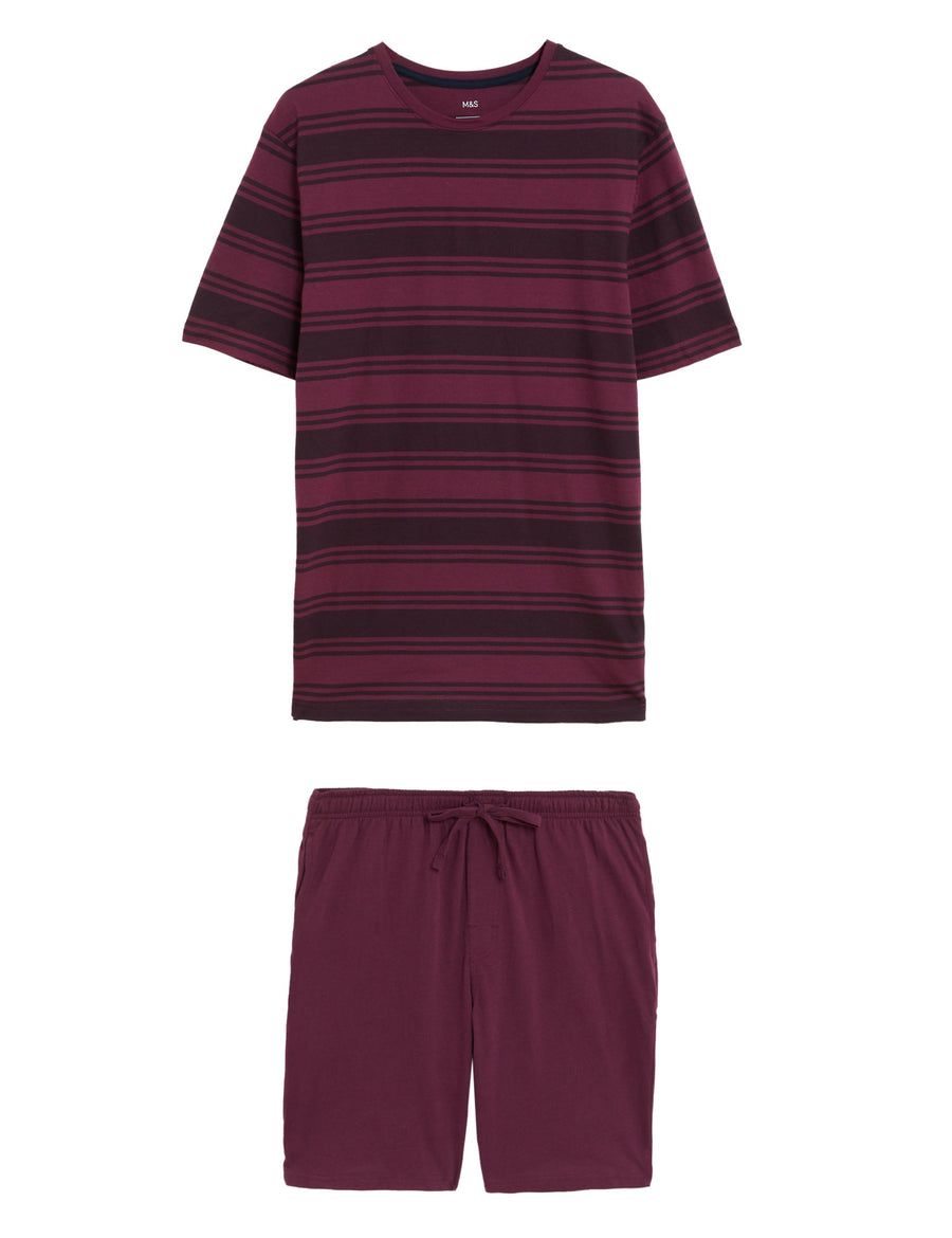 Pure Cotton Striped Pyjama Set