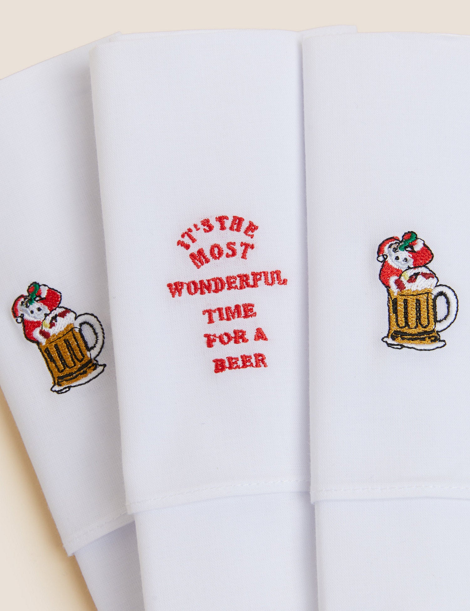 5pk Antibacterial Pure Cotton Handkerchiefs