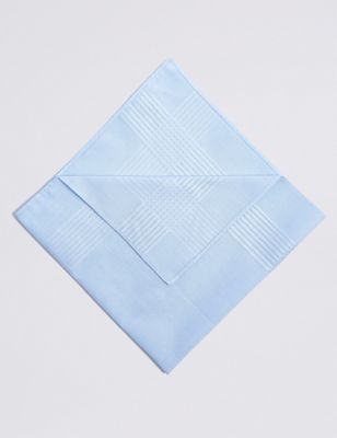 10 Pack Pure Cotton Handkerchiefs with Sanitized Finish