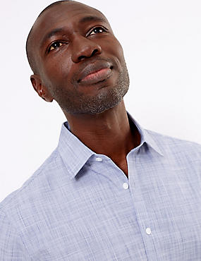 Tailored Fit Pure Cotton Easy Iron Shirt
