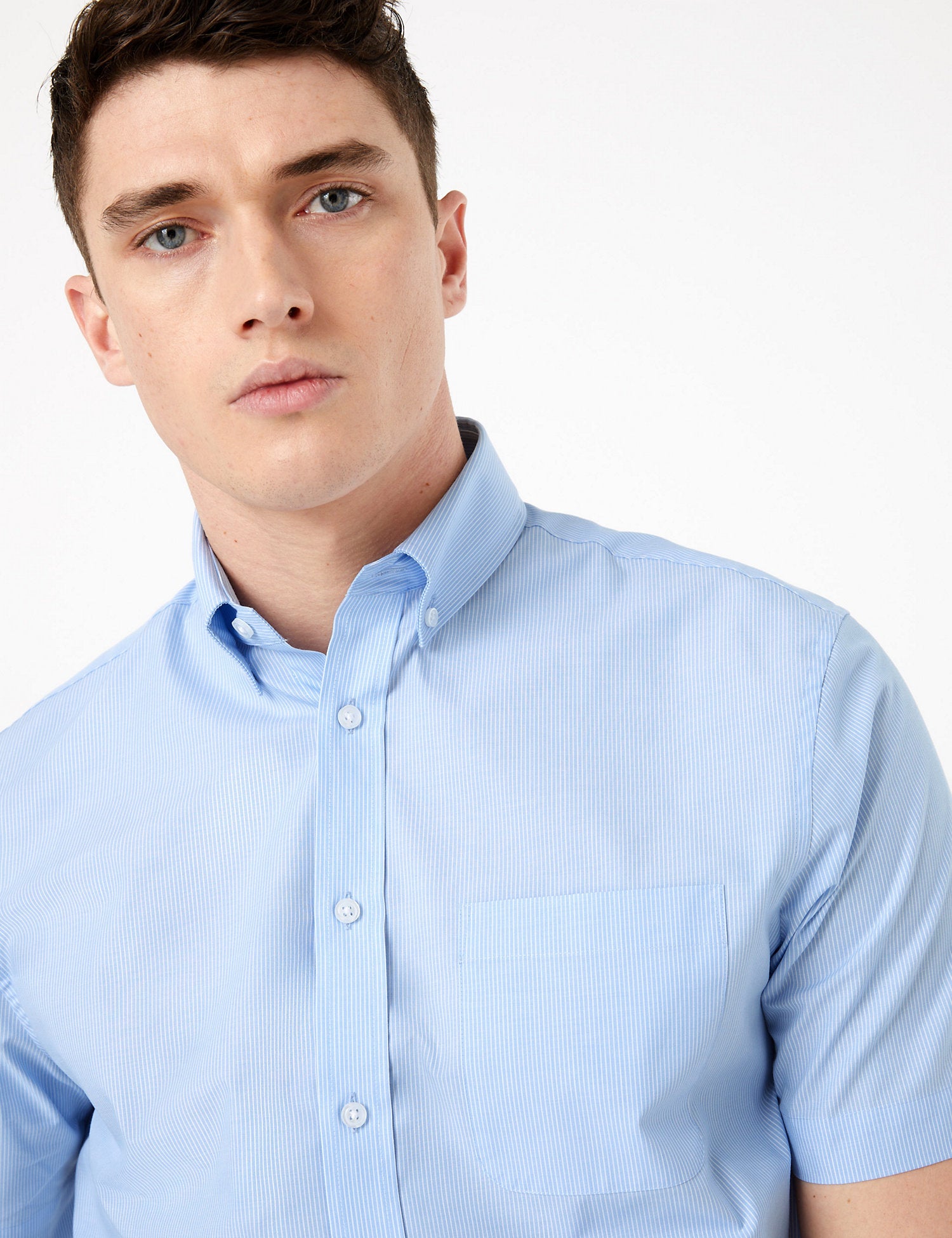 Regular Fit Easy Iron Striped Shirt