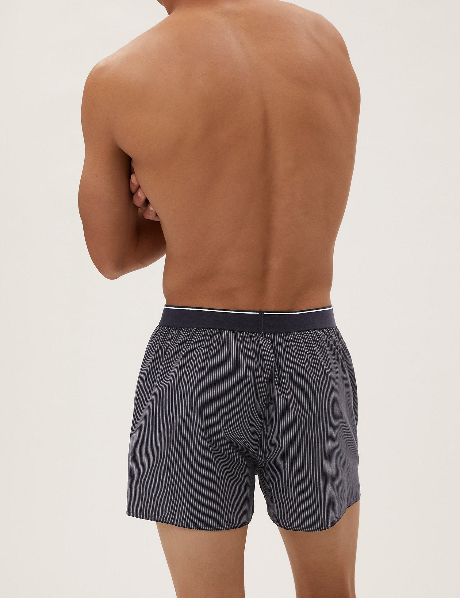 3pk Pure Cotton StayNew Woven Boxers