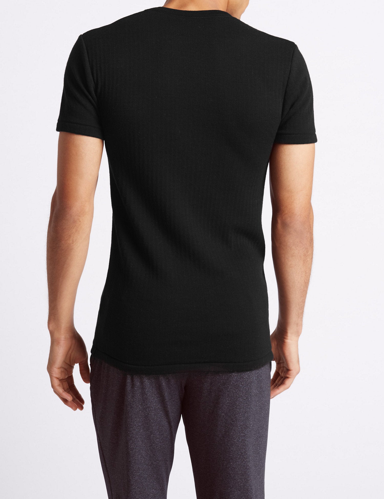 Thermal Wool Blend Short Sleeve Vest