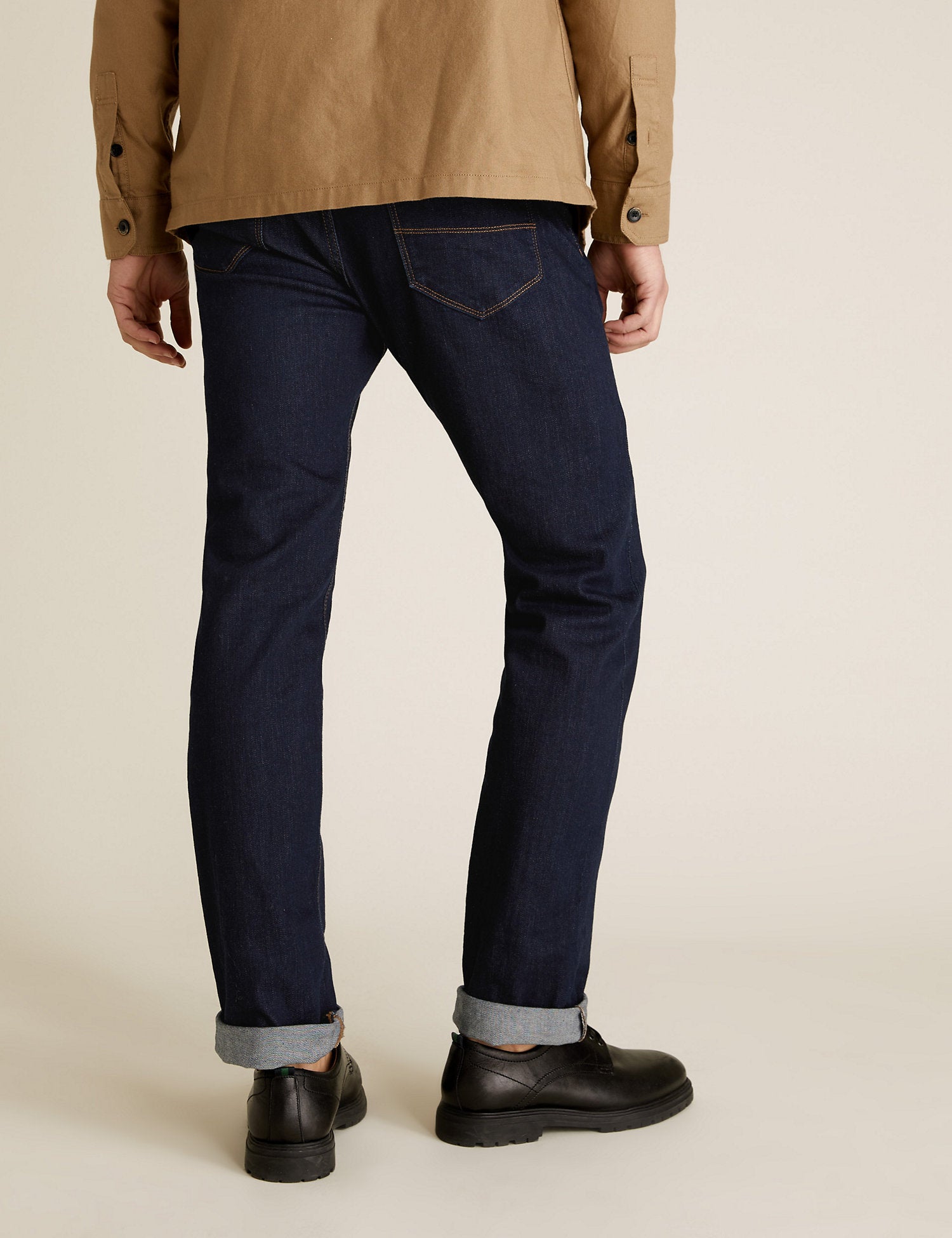 Straight Fit Stretch Jeans