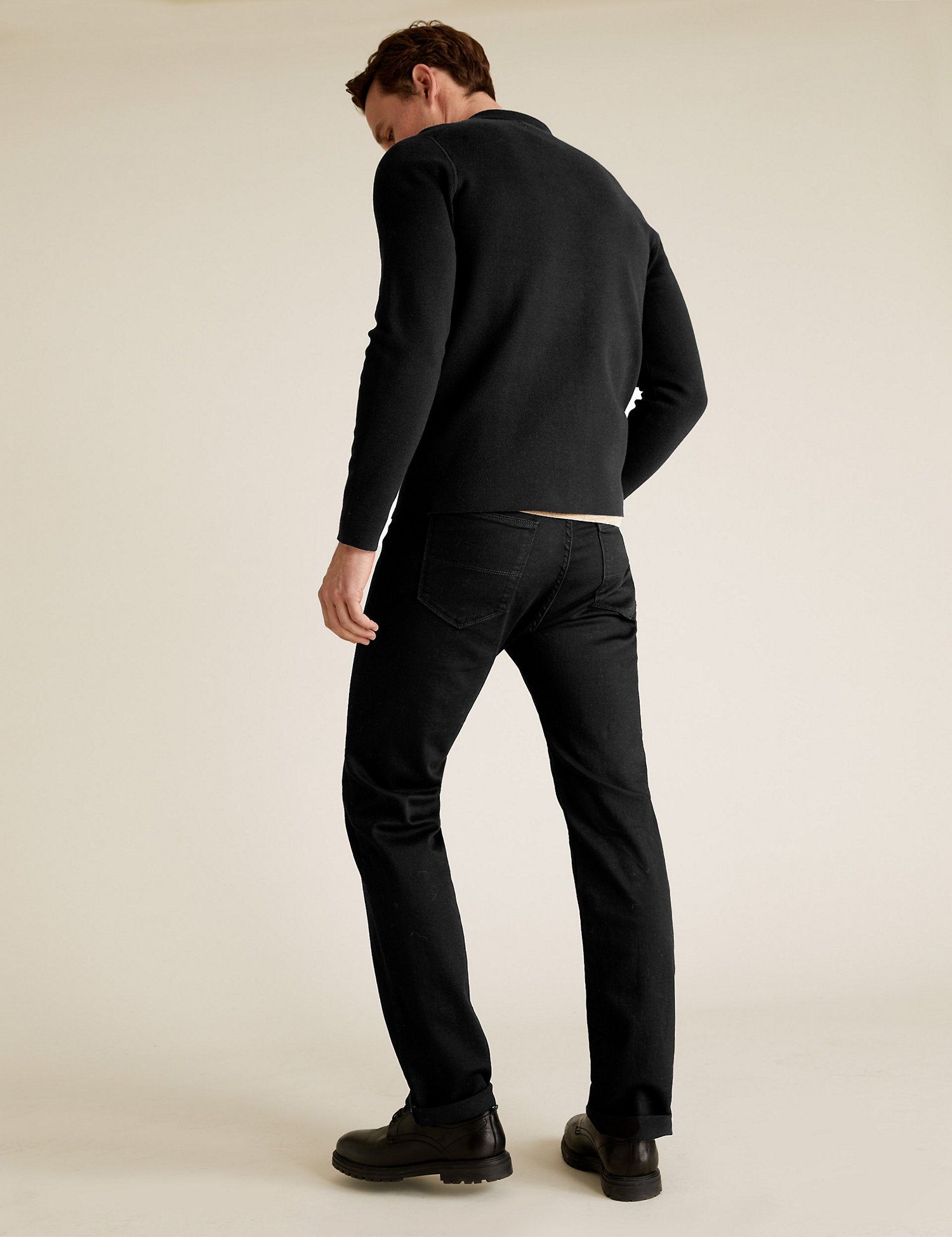 Straight Fit Stretch Jeans