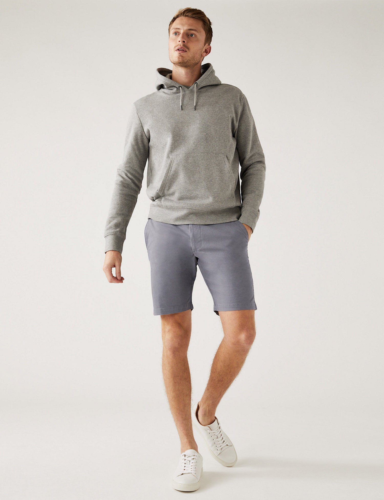 Cotton Rich Stretch Chino Shorts