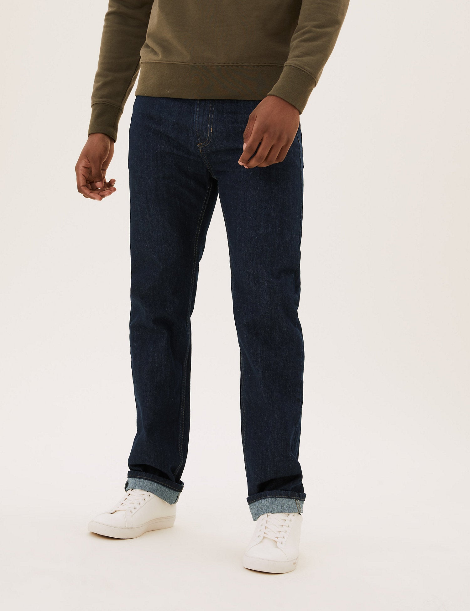 Pure Cotton Regular Fit Jeans