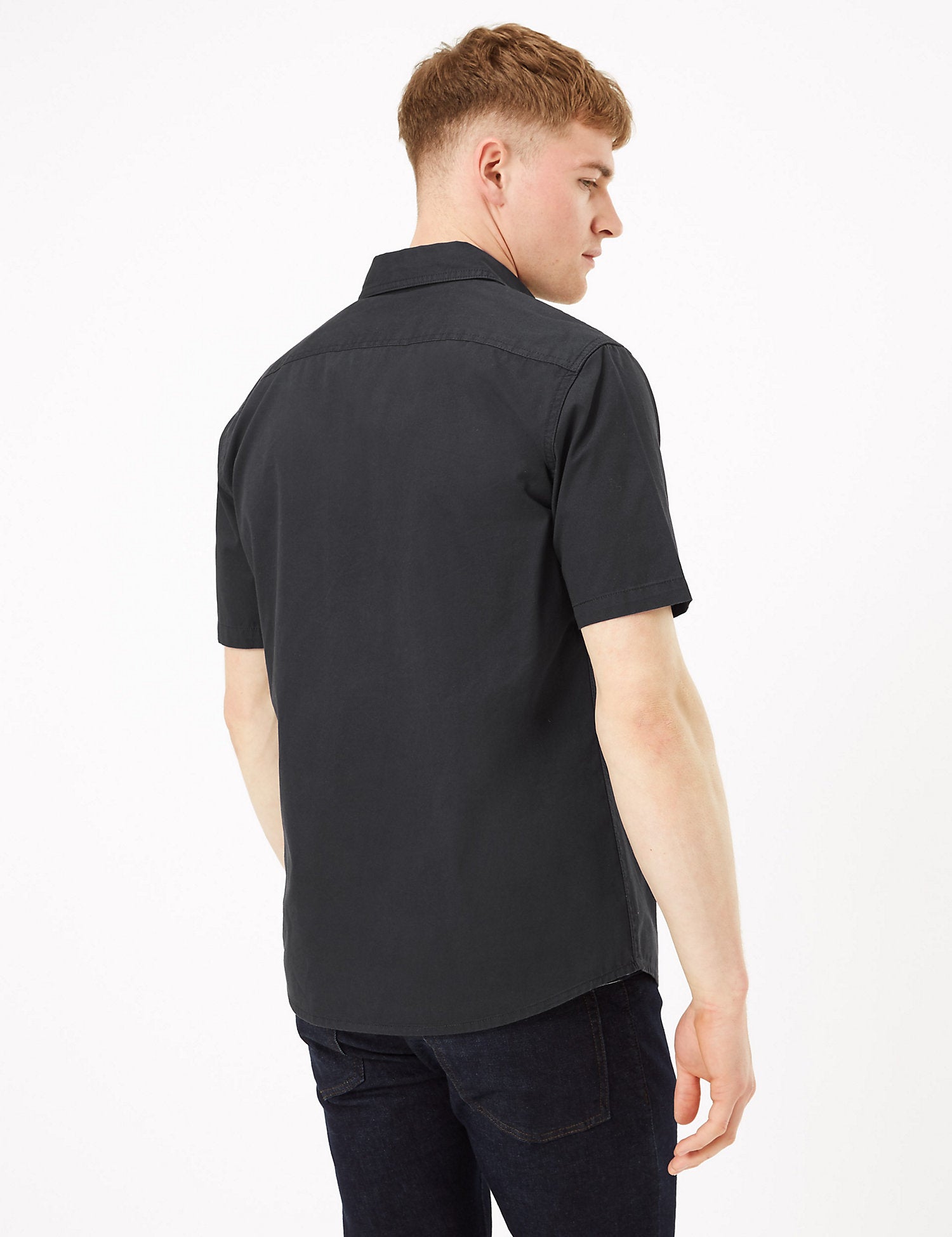 Pure Cotton Utility Overshirt