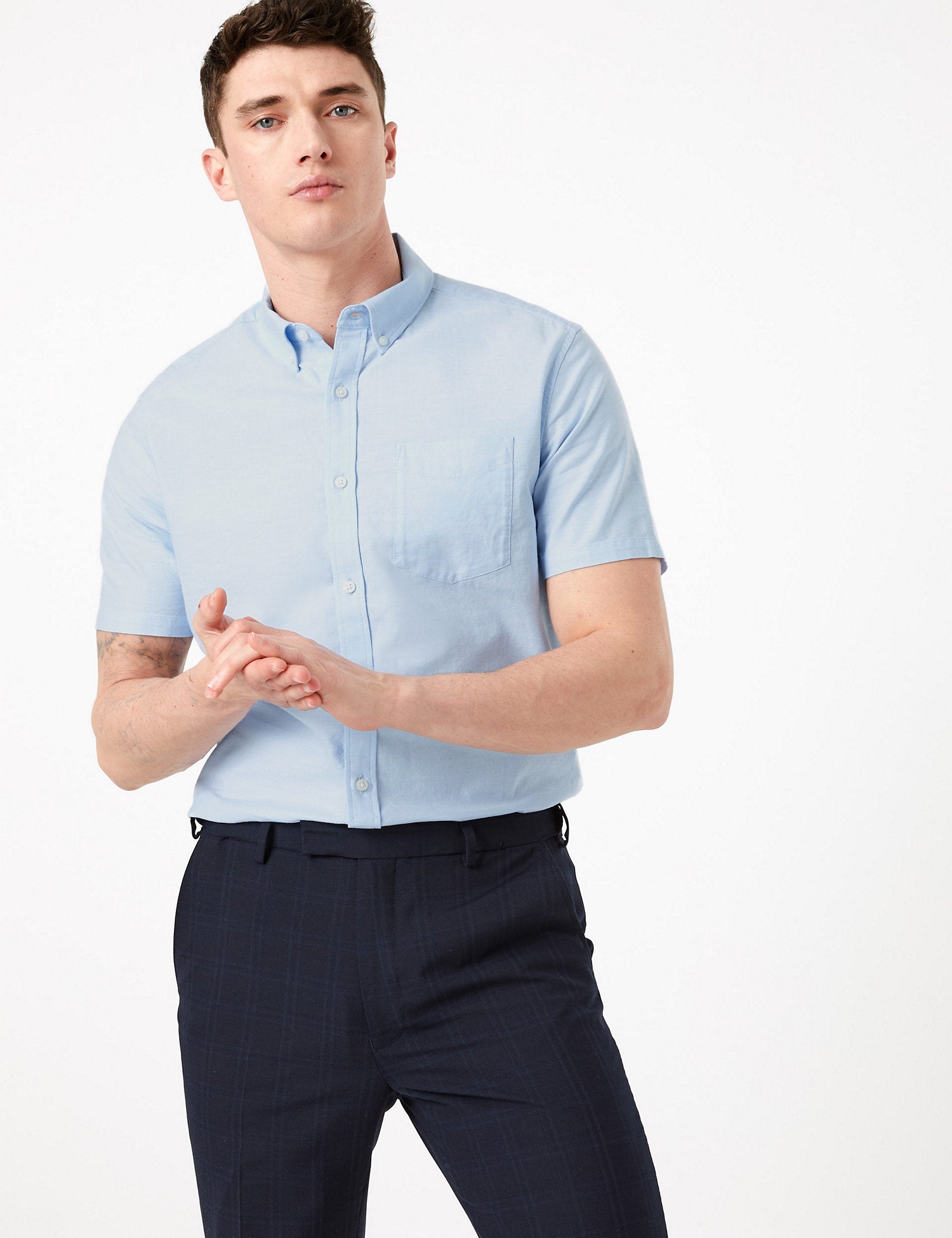 Pure Cotton Oxford Shirt