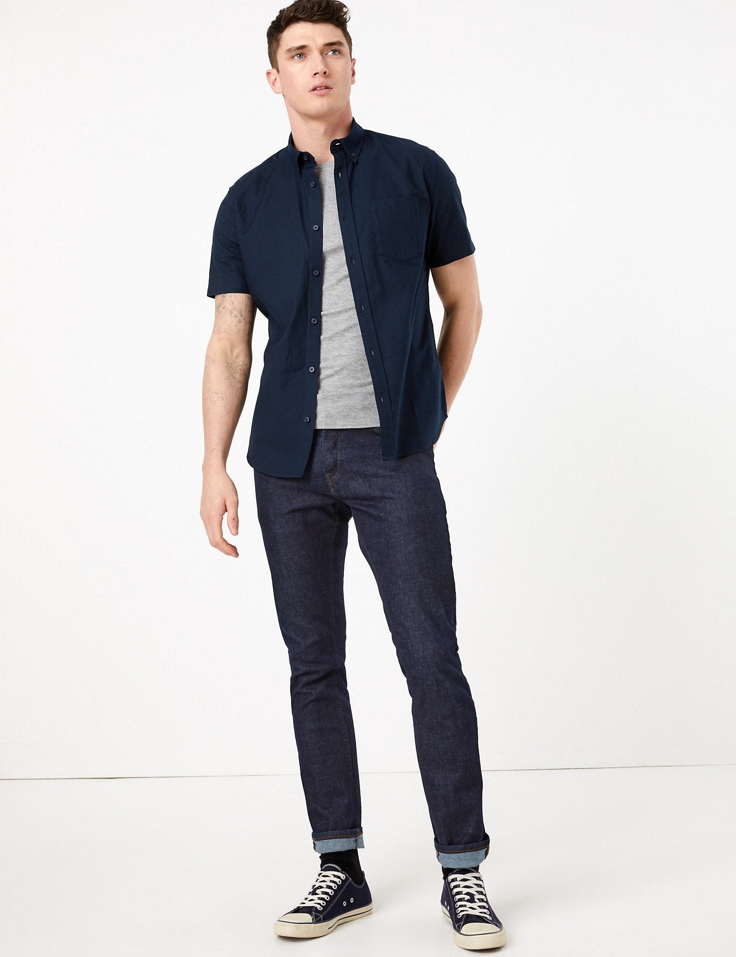 Pure Cotton Oxford Shirt