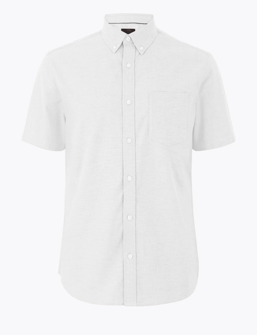 Pure Cotton Oxford Shirt